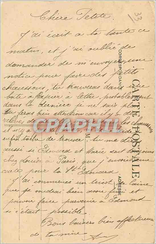 CPA Bordeaux Cathedrale Saint Andre  — Verso