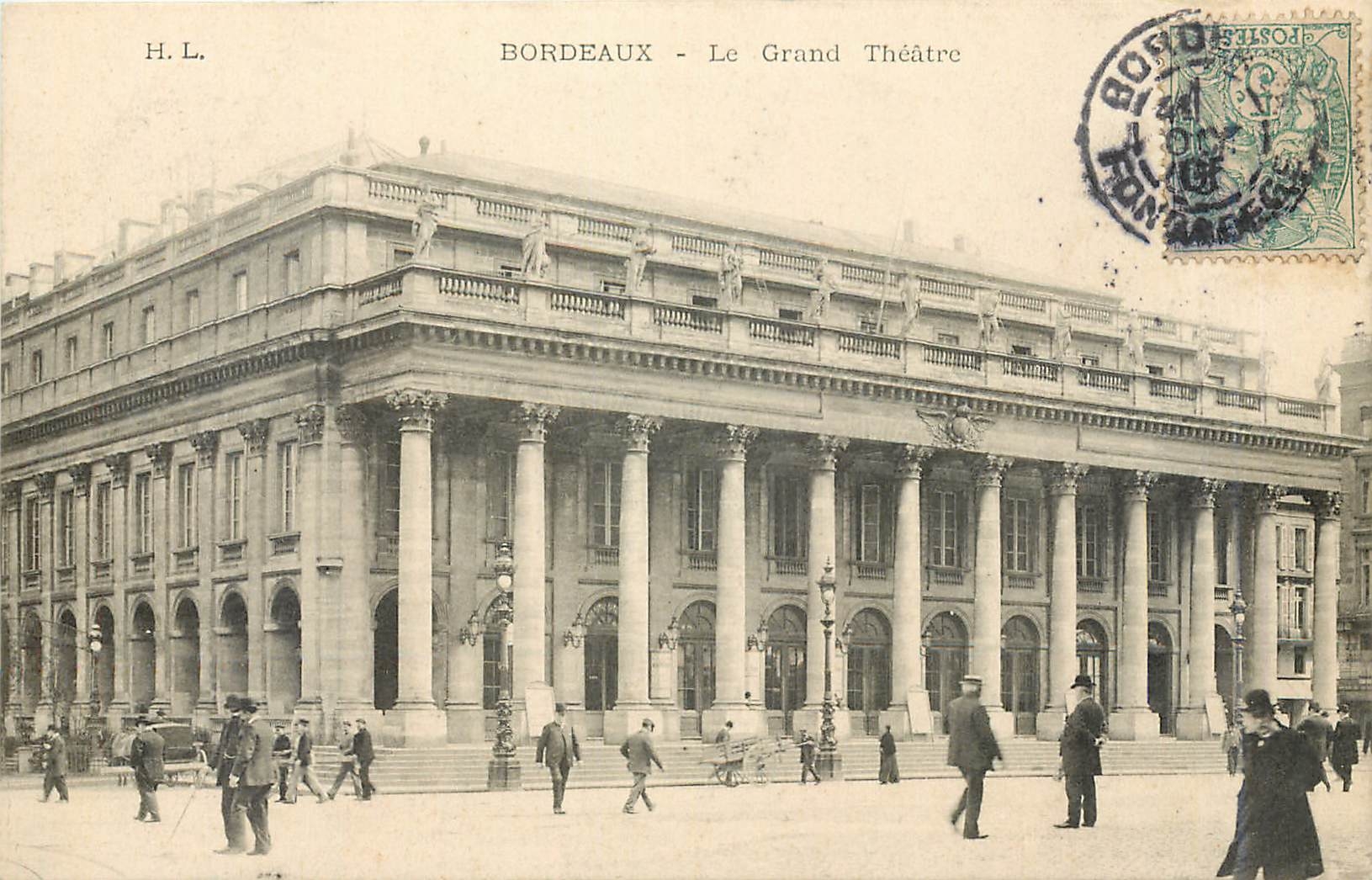 CPA Bordeaux Le Grand Theatre 