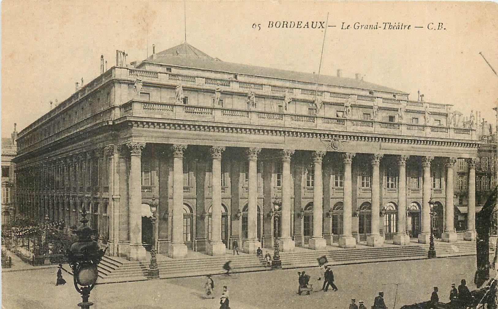 CPA Bordeaux Le Grand Theatre 