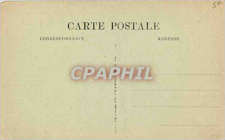 CPA Bordeaux Le Grand Theatre  — Verso