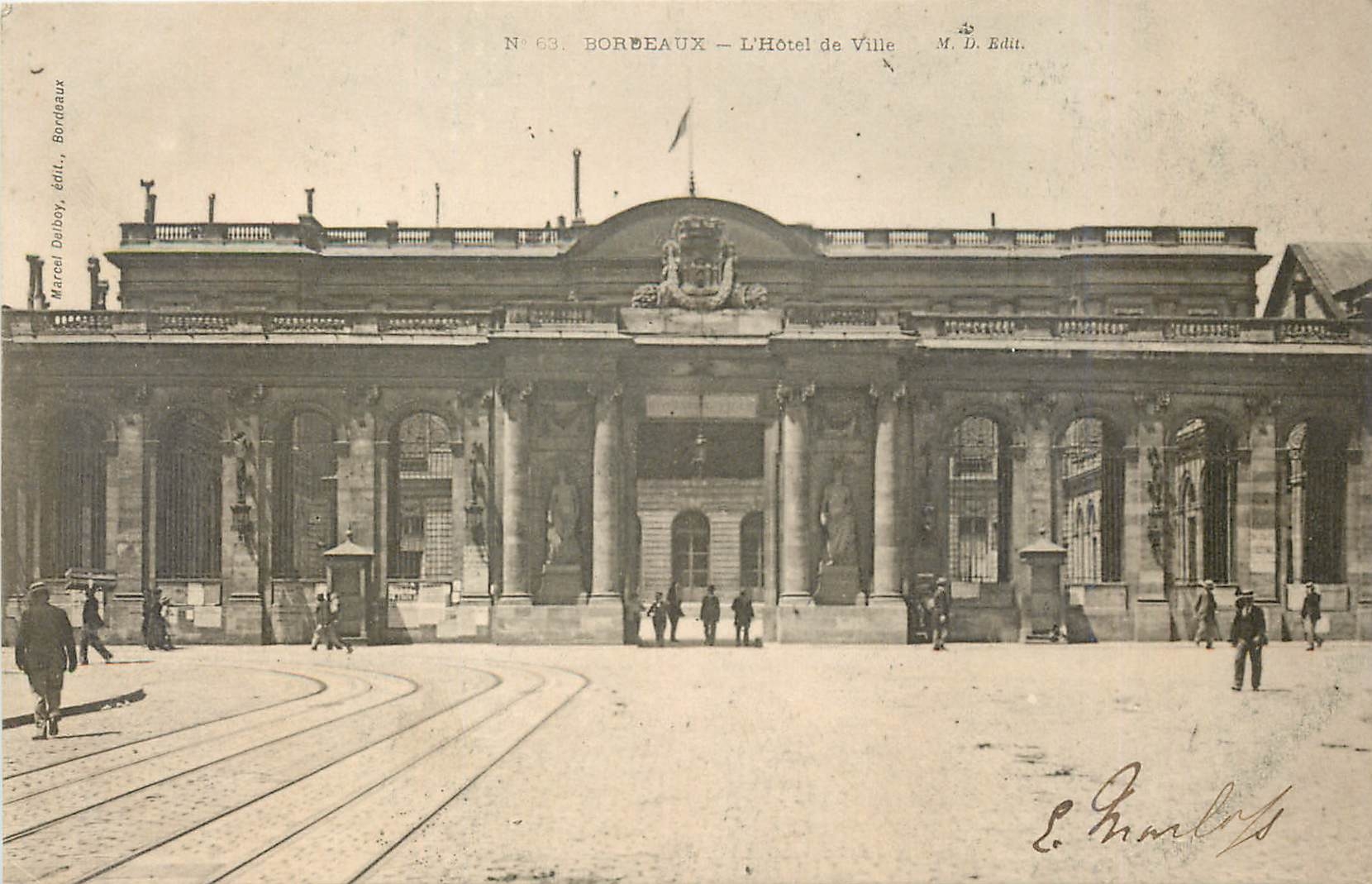 CPA Bordeaux L'Hotel de Ville 