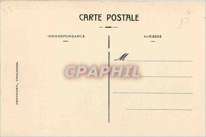CPA Bordeaux Cathedrale Saint Andre  — Verso