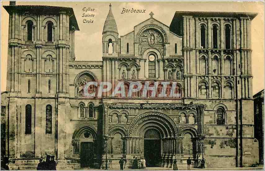 CPA Bordeaux Eglise Sainte Croix 