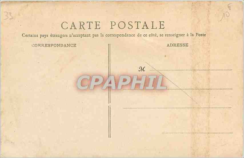 CPA Bordeaux Le Pont metallique du Chemin de fer  — Verso