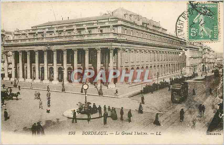CPA Bordeaux Le Grand Theatre 