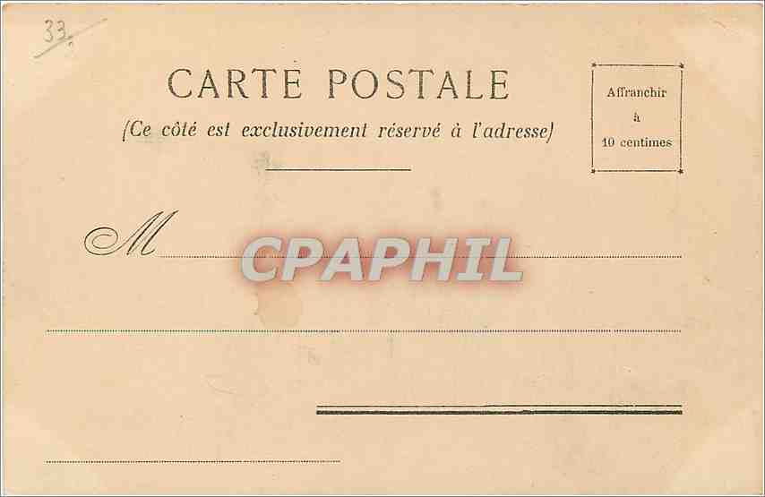 CPA Bordeaux Colonnes Rostrales  — Verso
