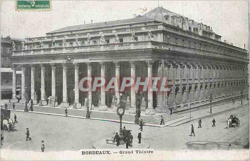 CPA Bordeaux Grand Theatre 