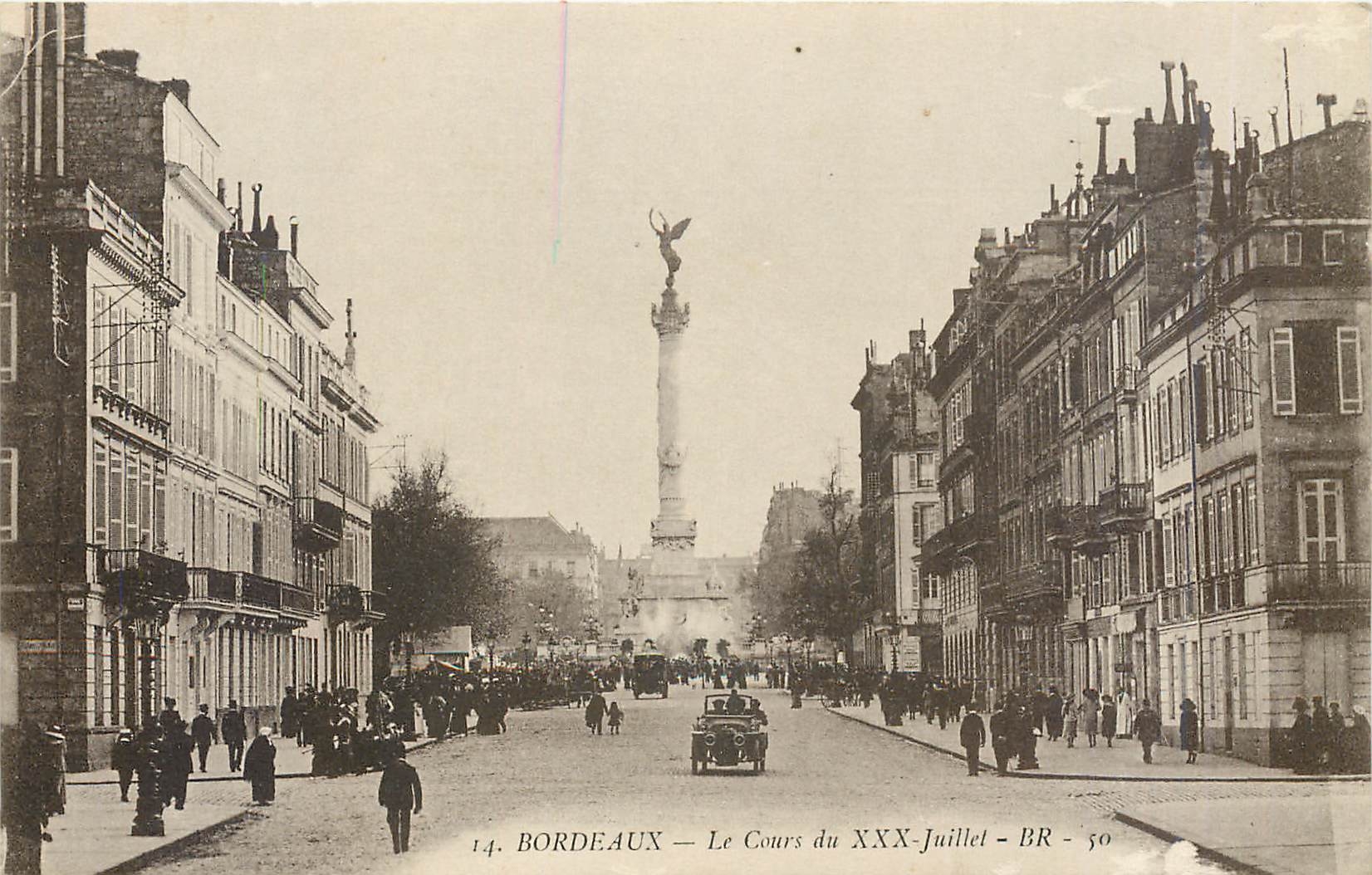 CPA Bordeaux Le Cours du XXX Juillet