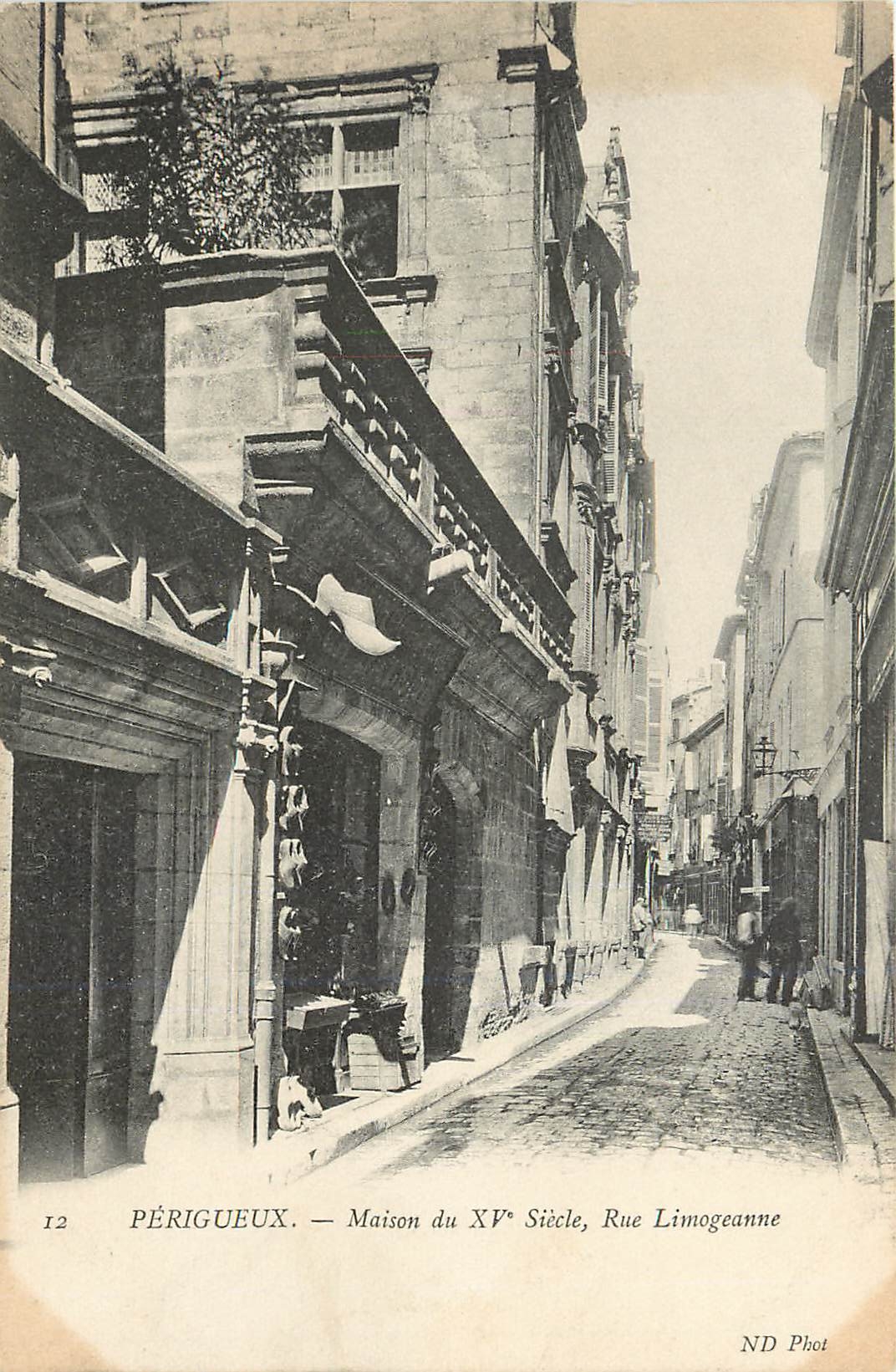 CPA Perigueux Maison du XV Siecle Rue Limogeanne 