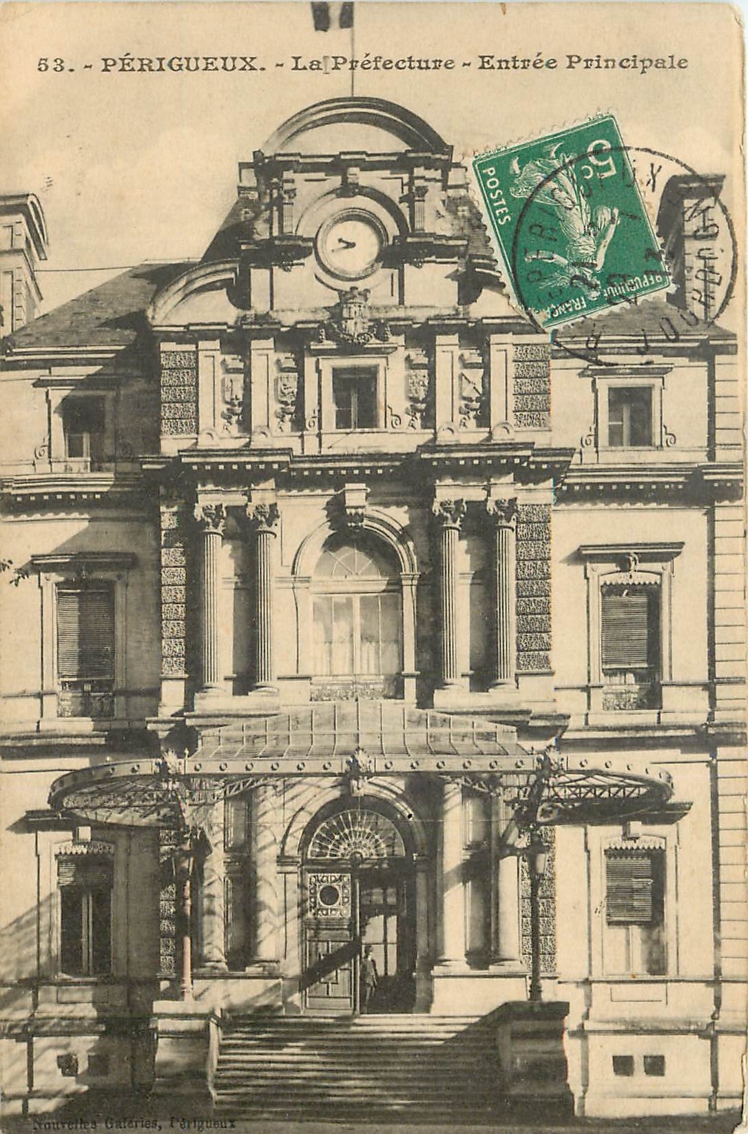 CPA Perigueux La Prefecture Entree Principale 