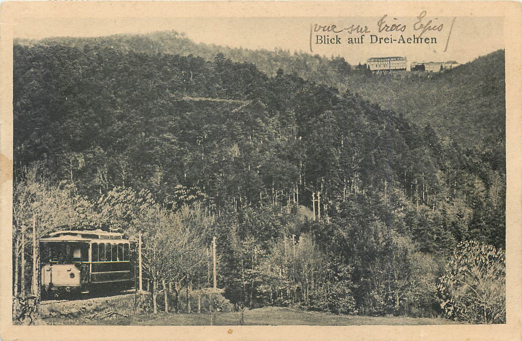CPA Vue sur Trois Epis Blick auf Drei Achren Tramway
