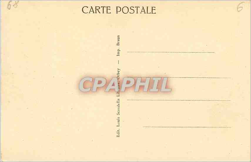 CPA Le Bonhomme Monument aux Morts et le Calvaire  — Rückseite