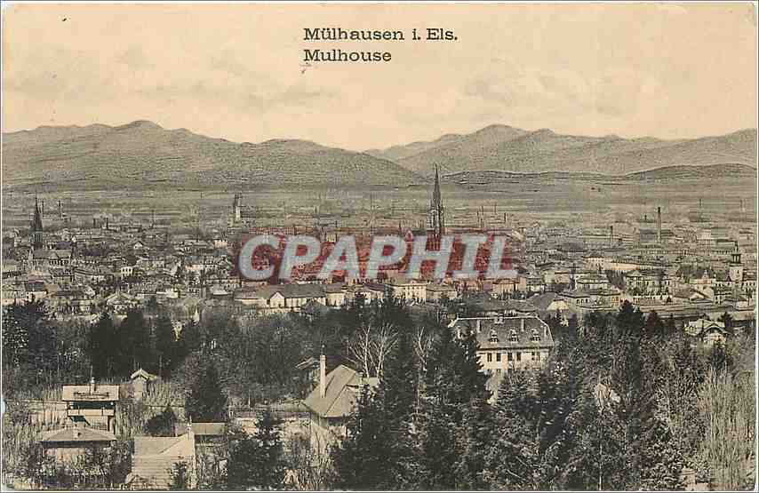 Mulhouse — vue panoramique — éditeur non identifié