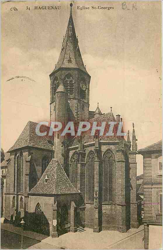 Haguenau — Église Saint-Georges — B.R. (éditeur)