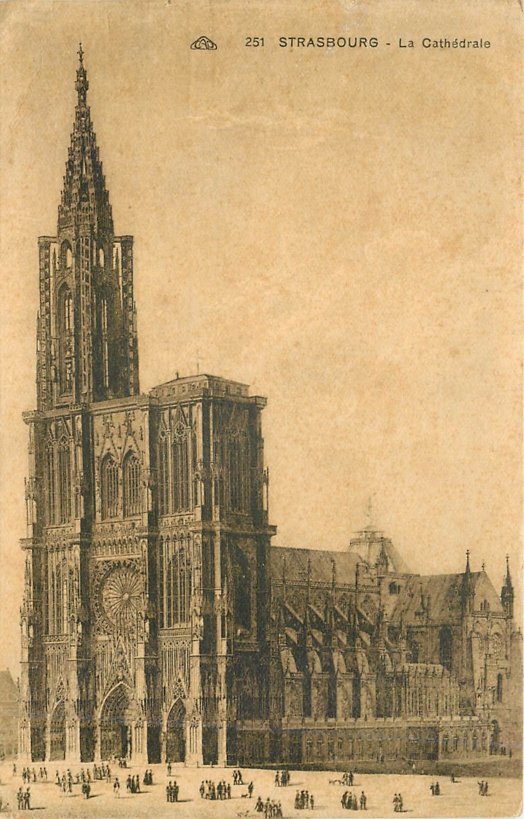 CPA Strasbourg La Cathedrale 