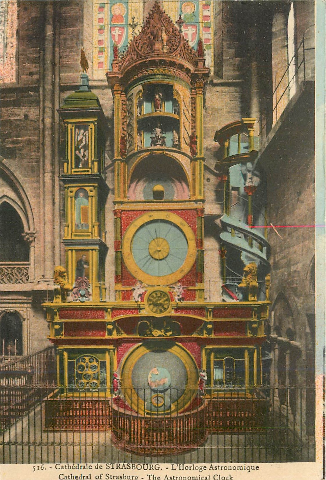 CPA Cathedrale de Strasbourg L'Horloge Astronomique 