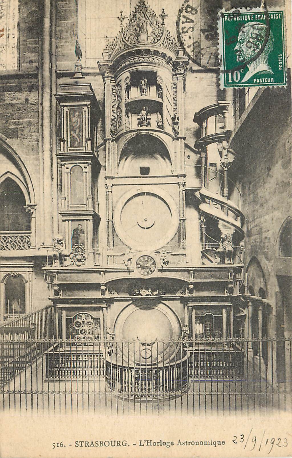 CPA Strasbourg L'Horloge Astronomique 
