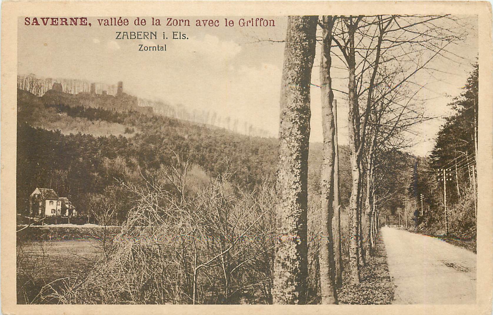 CPA Saverne vallee de la Zorn avec le Griffon 
