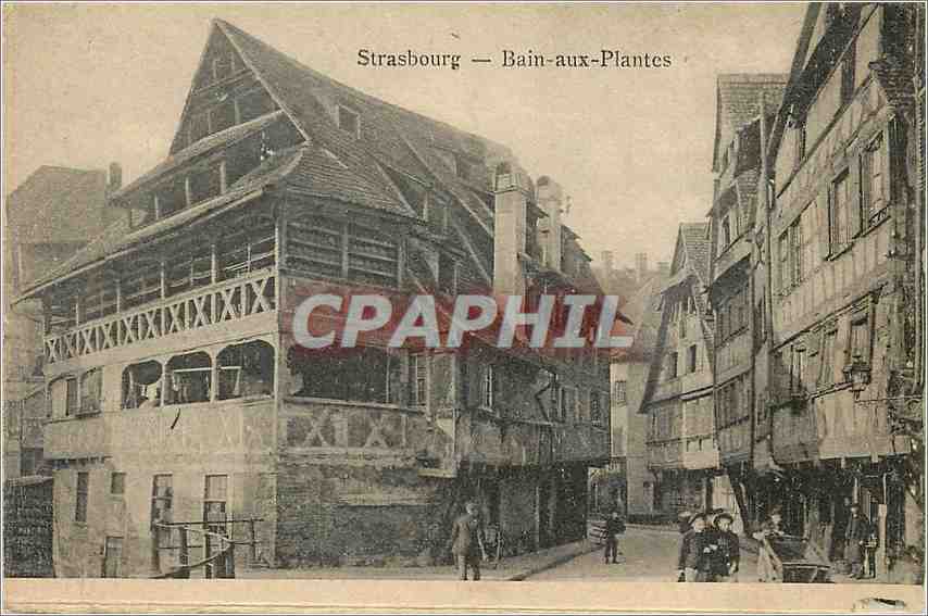 CPA Strasbourg Bain aux Plantes 