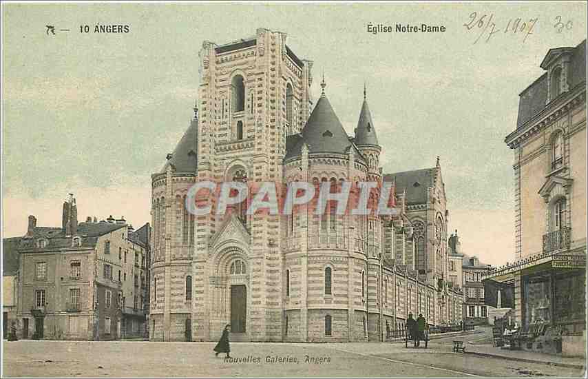 CPA Angers Eglise Notre Dame 