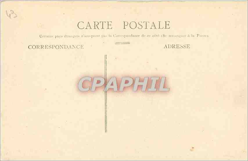 CPA Angers Musee St Jean Portique Romain  — Rückseite