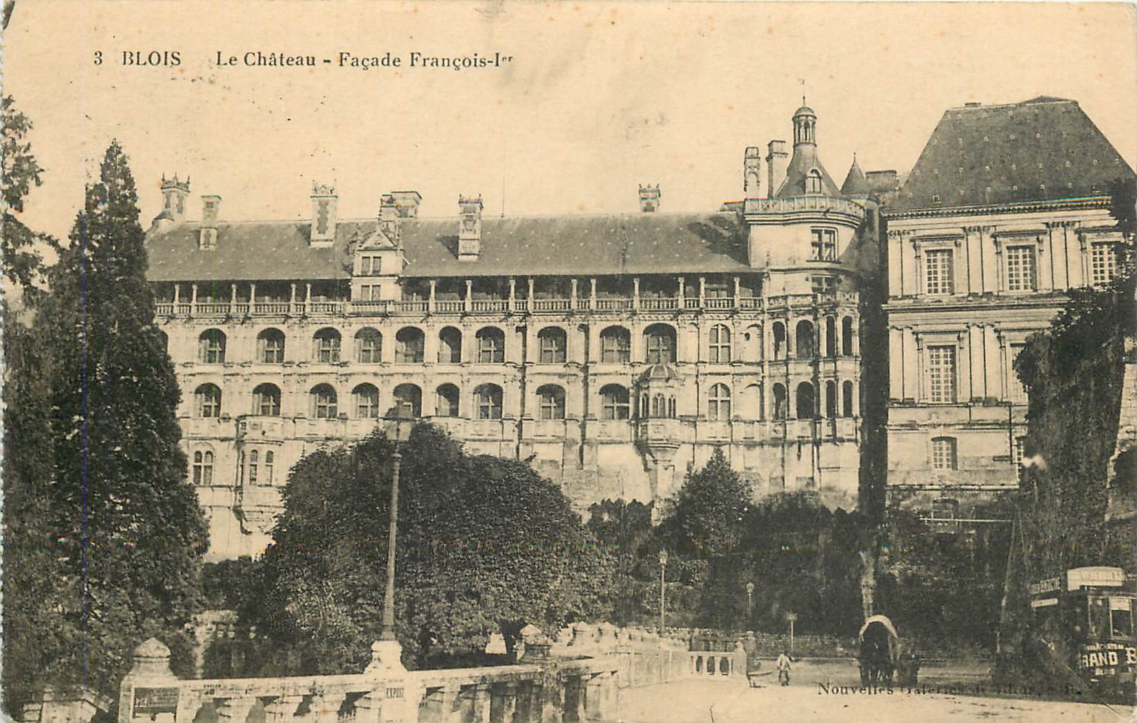 CPA Blois Le Chateau Facade Francois 1er 