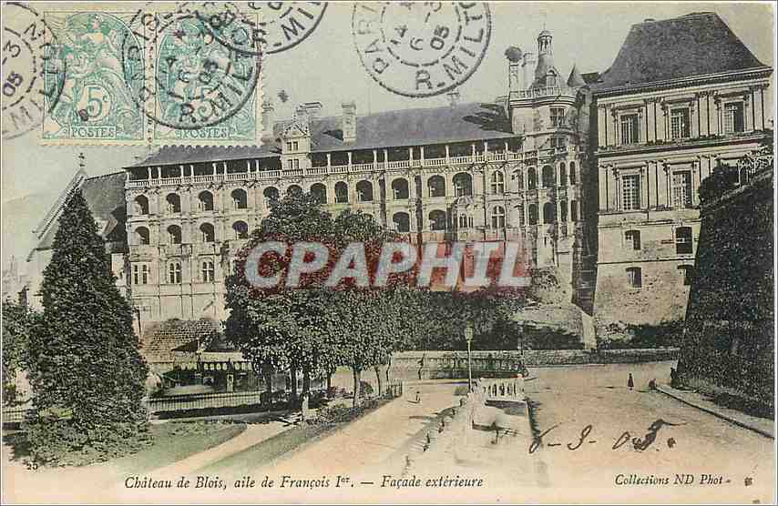 CPA Chateau de Blois aile de Francois 1er Facade exterieure 