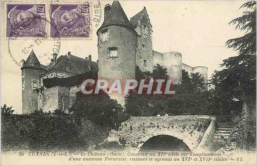 CPA Luynes I et L Le Chateau Ouest 