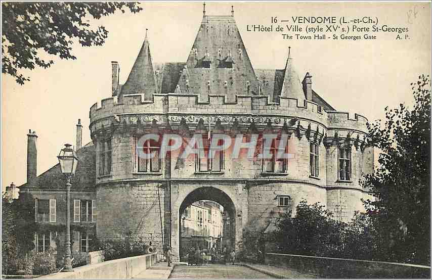 CPA Vendome L et Ch L'Hotel de Ville Porte St Georges 