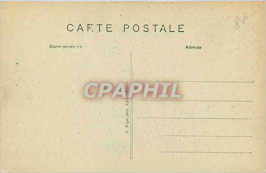 CPA Vendome L et Ch L'Hotel de Ville Porte St Georges  — Rückseite