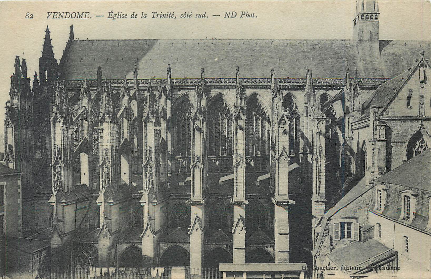 CPA Vendome Eglise de la Trinite cote sud 
