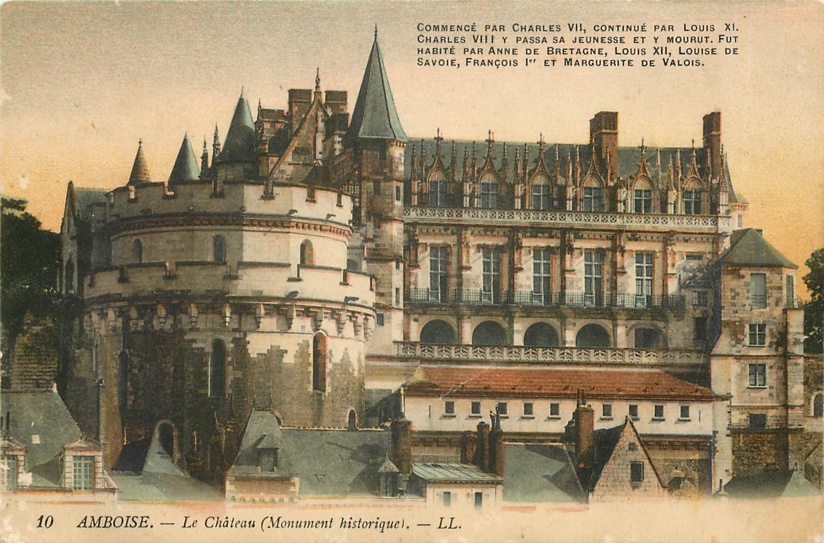 CPA Amboise Le Chateau Monument historique 