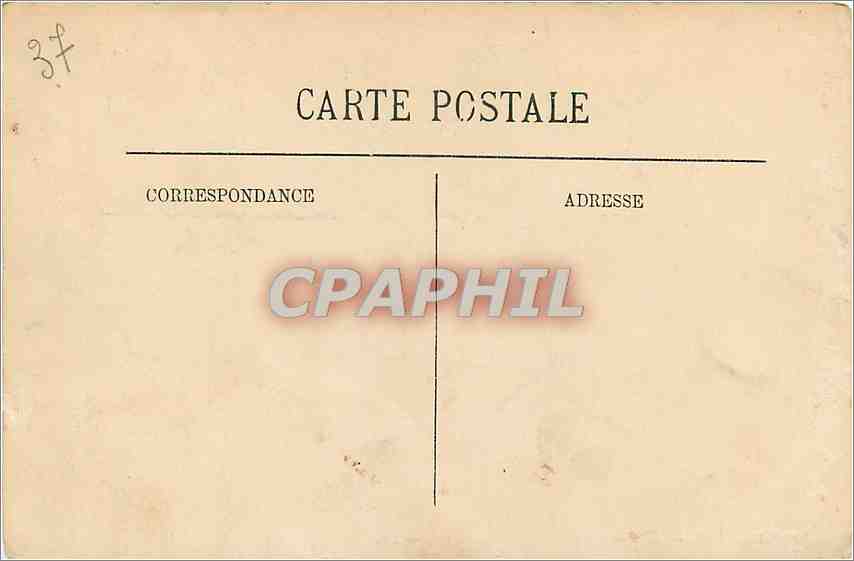 CPA Amboise Le Chateau Monument historique  — Rückseite