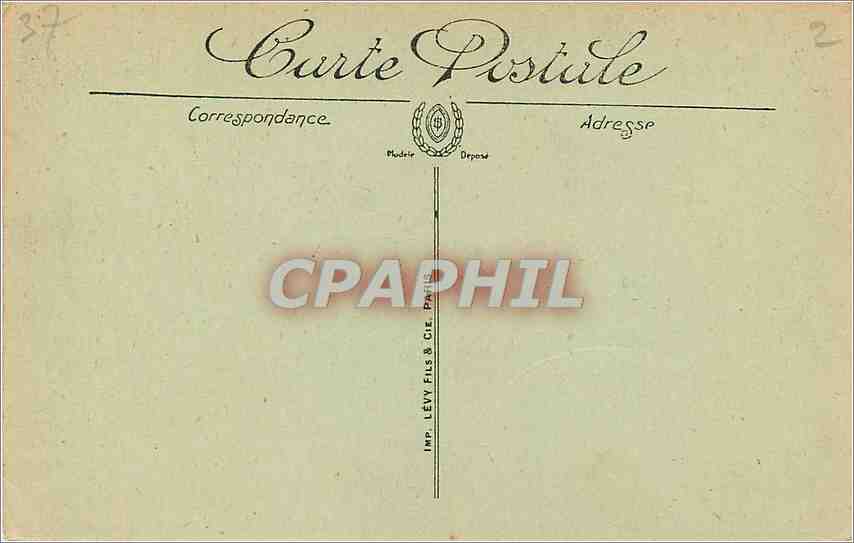 CPA Amboise Vue sur la Loire de la Terrasse  — Rückseite