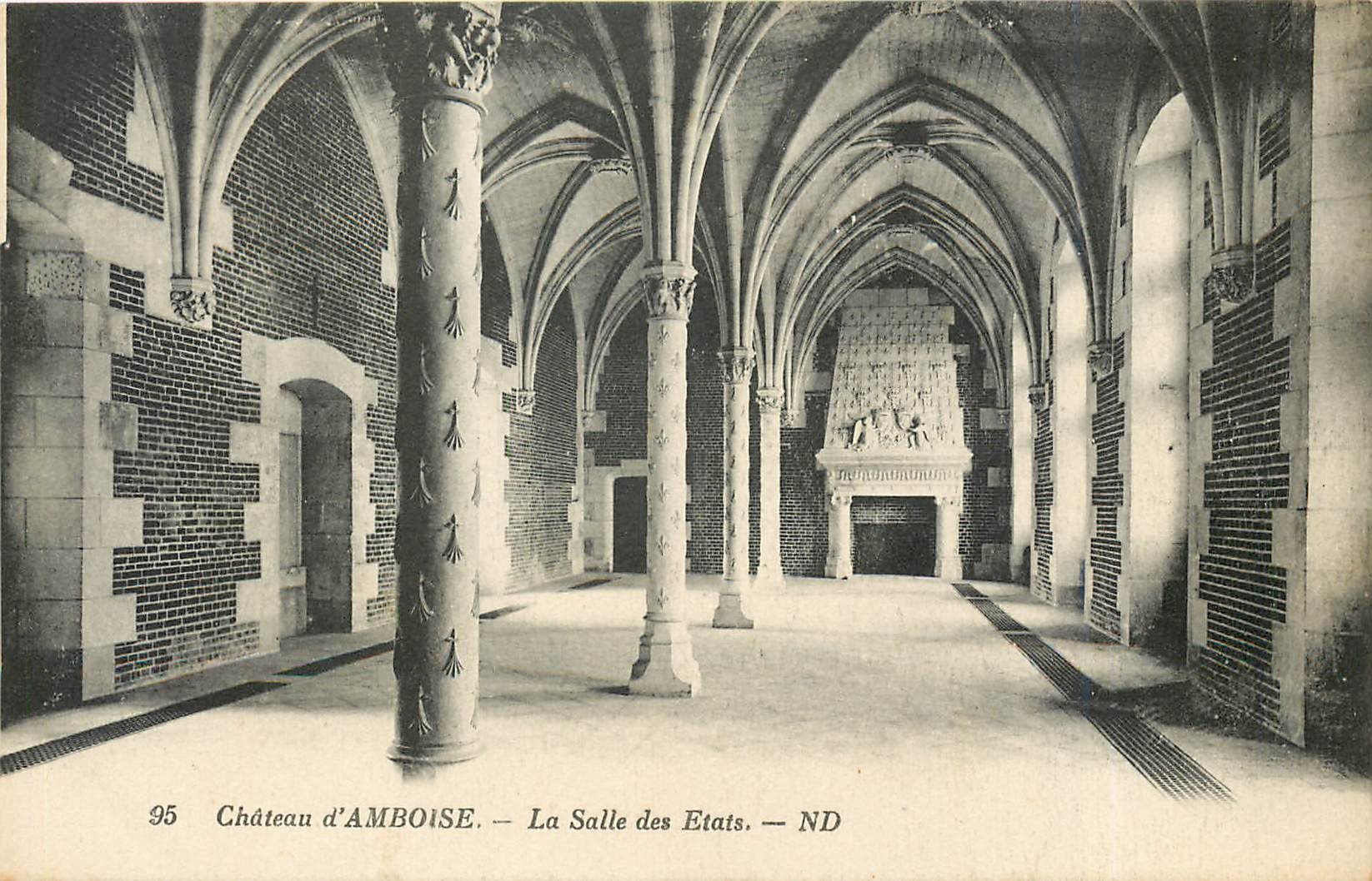 CPA Chateau d'Amboise La Salle des Etats 