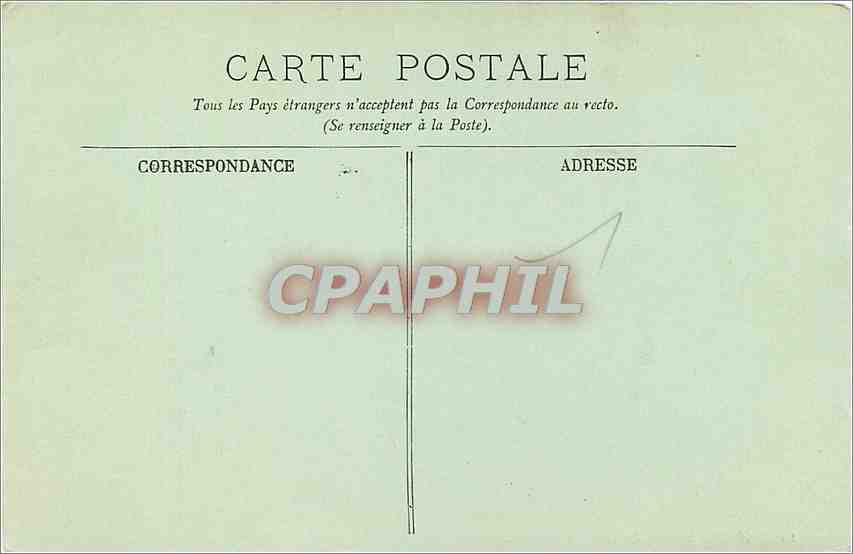 CPA Amboise Le Chateau  — Rückseite