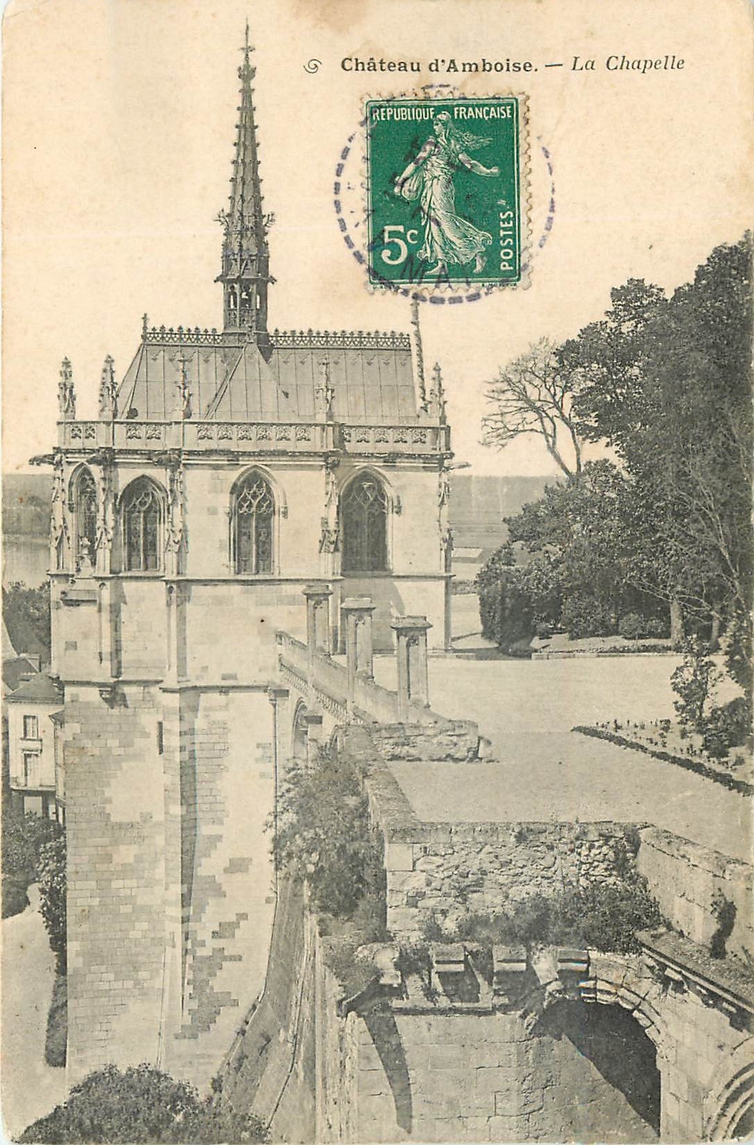 CPA Chateau d'Amboise La Chapelle 