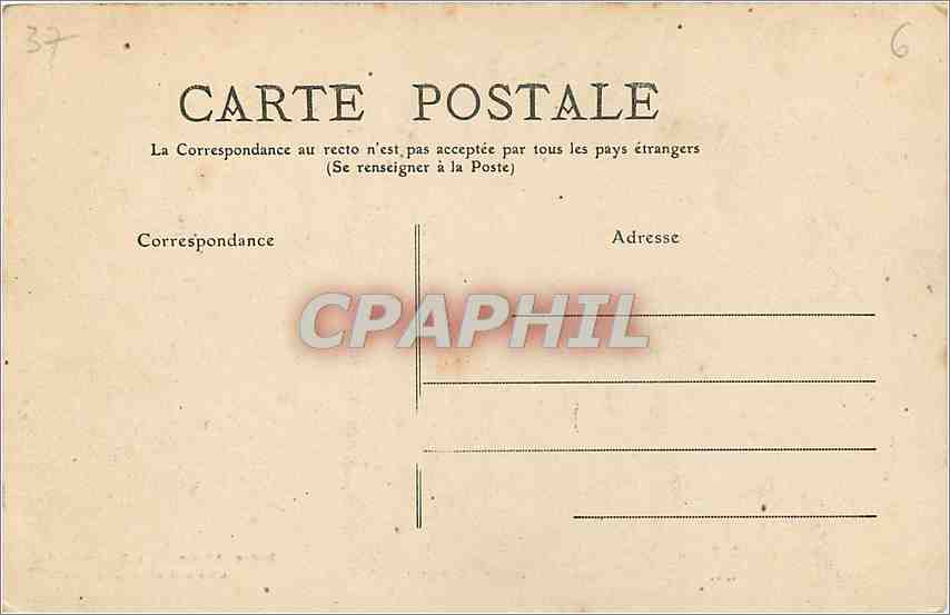 CPA Indre et Loire Amboise Le Pont et le Chateau  — Rückseite