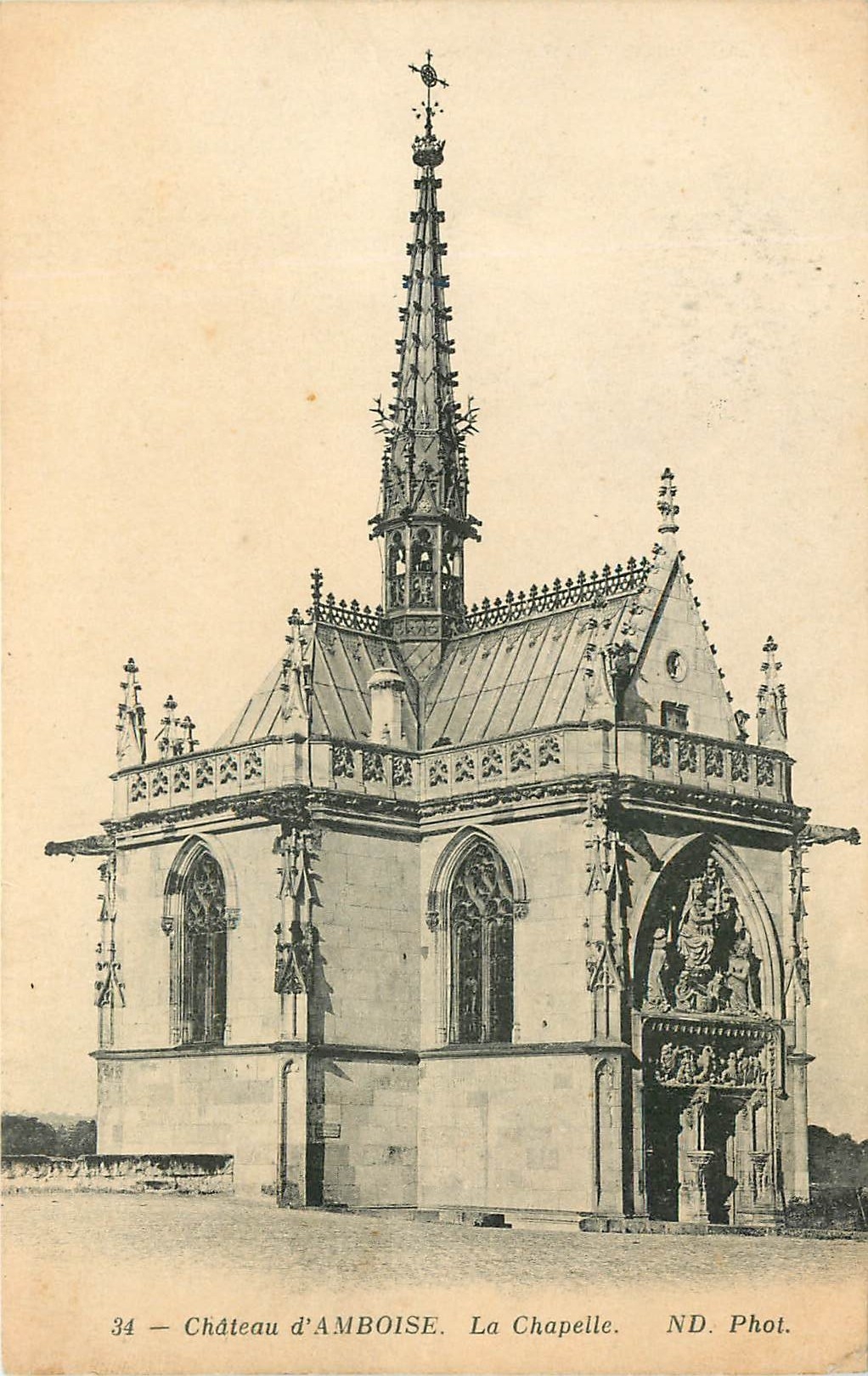 CPA Chateau d'Amboise La Chapelle 