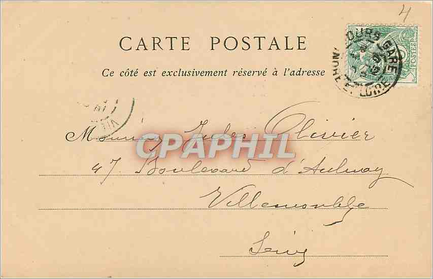 CPA Tours Vue Generale  — Rückseite