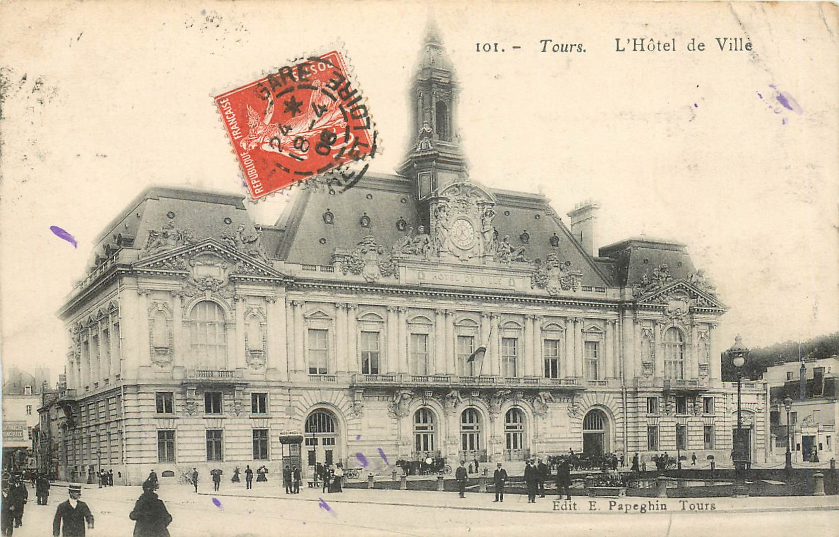 CPA Tours L'Hotel de Ville 