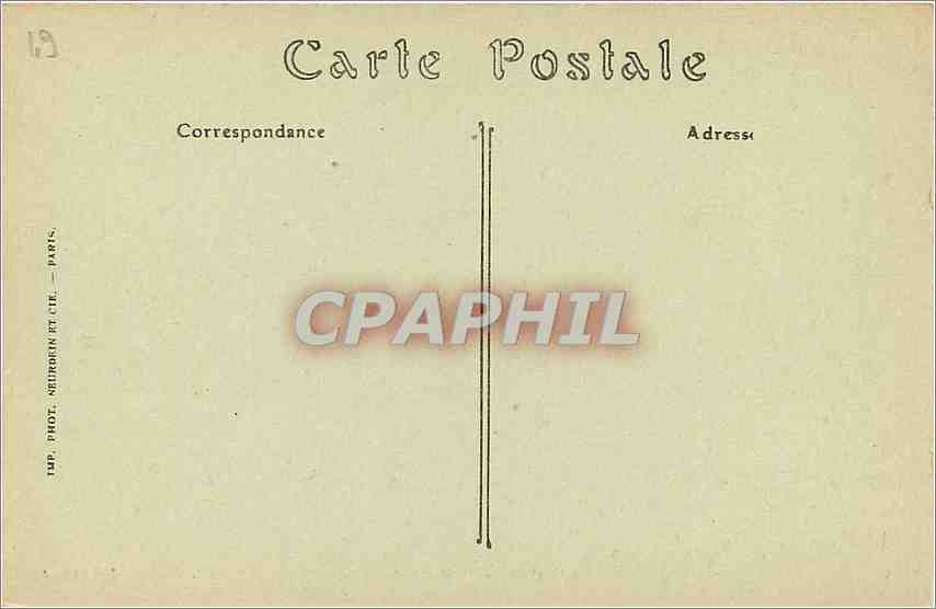CPA Saumur L'Hotel de Ville  — Rückseite