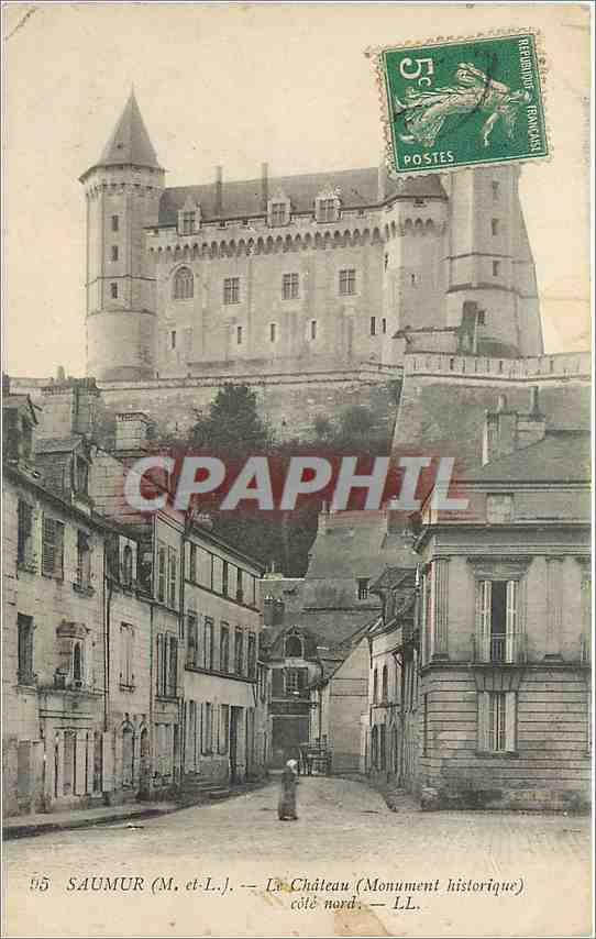 CPA Saumur M et L Le Chateau cote nord 