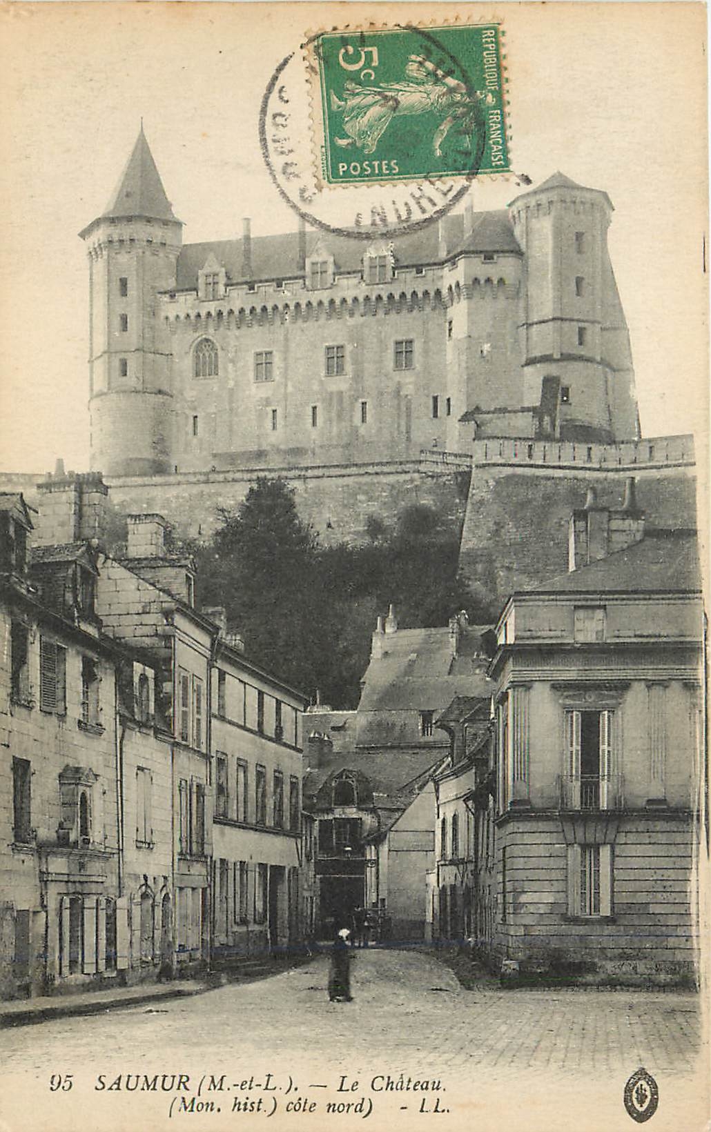 CPA Saumur M et L Le Chateau cote nord 