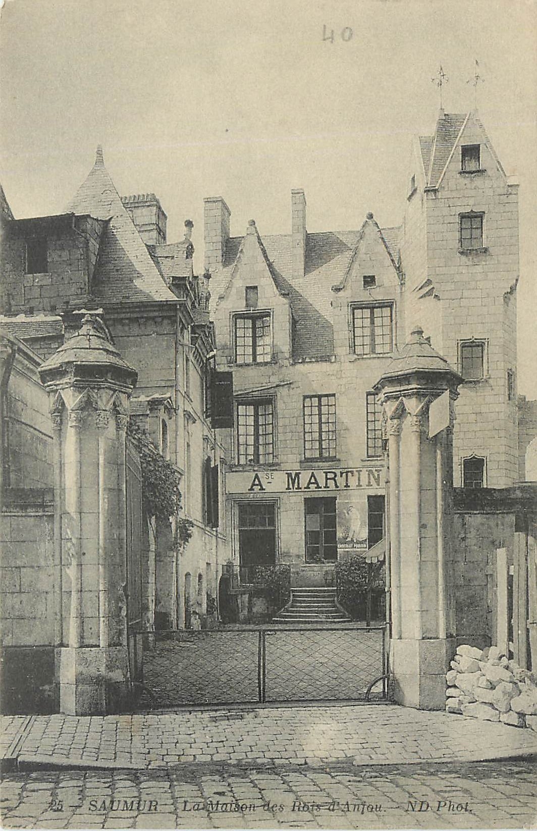 CPA Saumur La Maison des rois d'Anjou