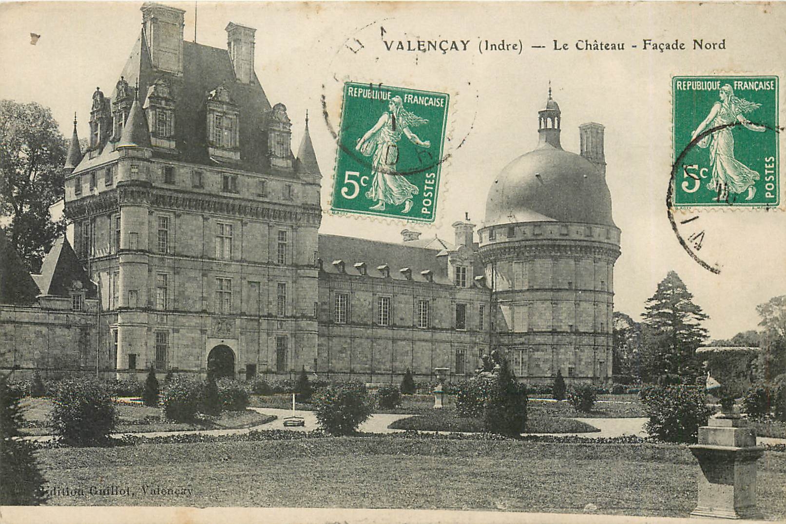 CPA Valencay Indre Le Chateau Facade Nord 