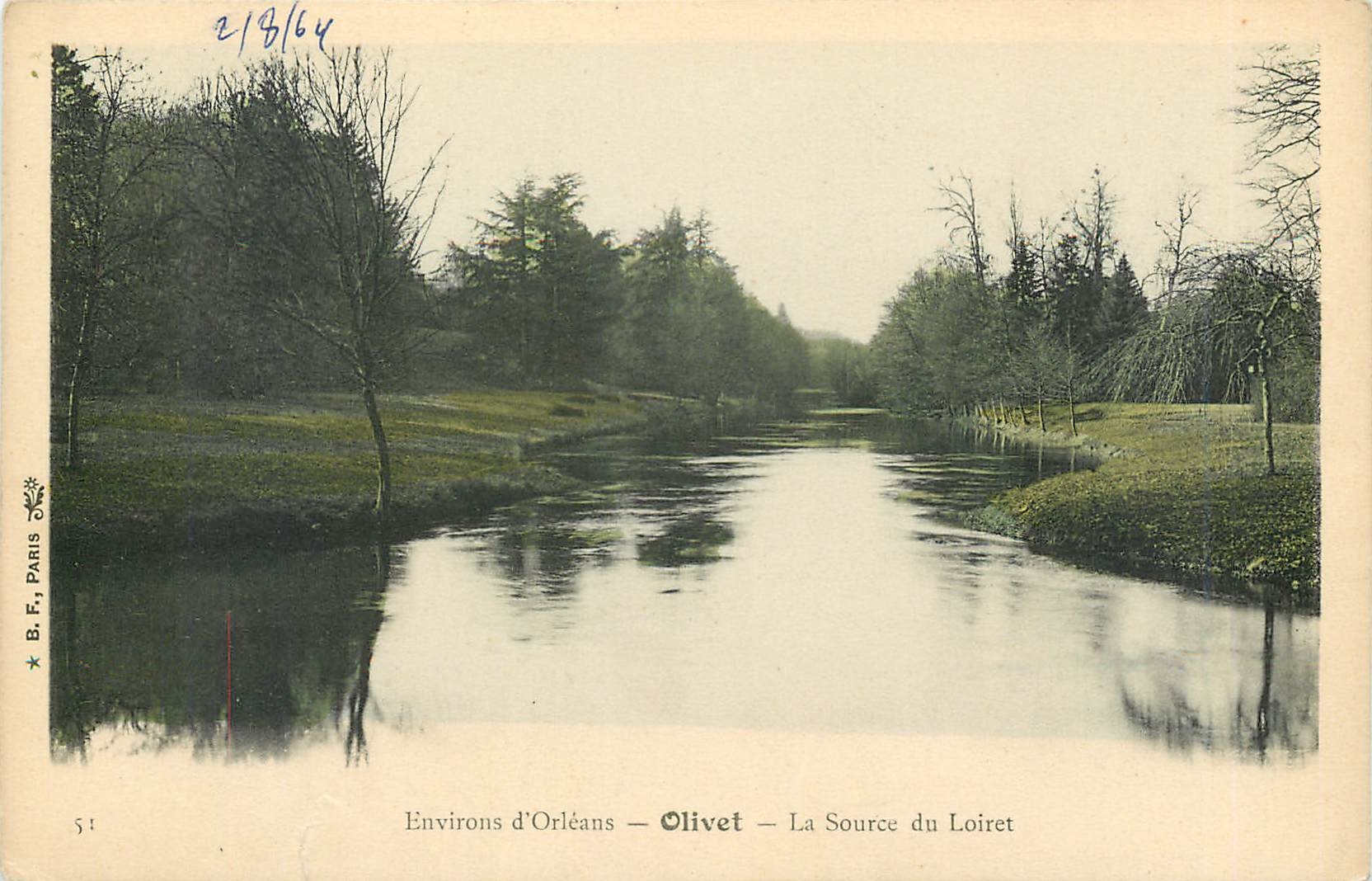 CPA Environs d'Orleans Olivet La Source du Loiret 