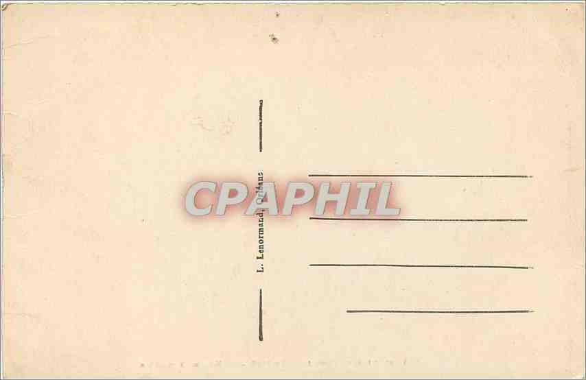 CPA Pithiviers Loiret Le Mail Le Kiosque a musique  — Back