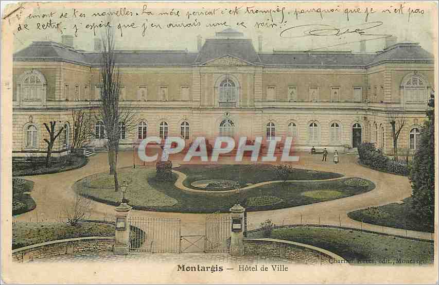 CPA Montargis Hotel de Ville 