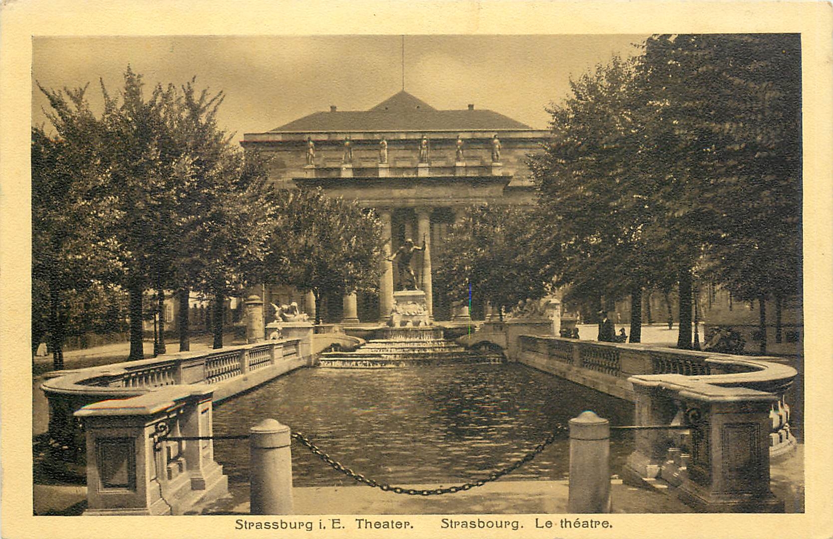 CPA Strasbourg Le theatre 